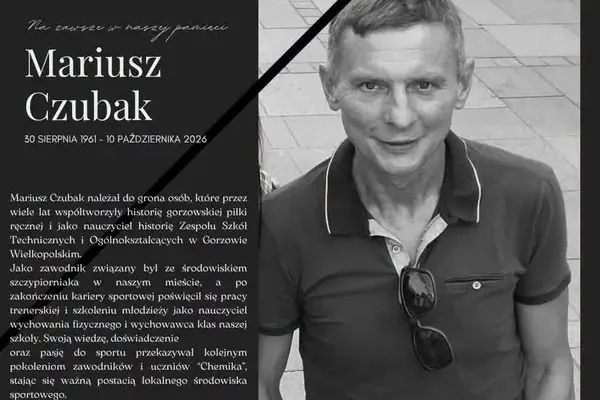 Zmarł Mariusz Czubak – legenda gorzowskiej piłki ręcznej i nauczyciel „Chemika”