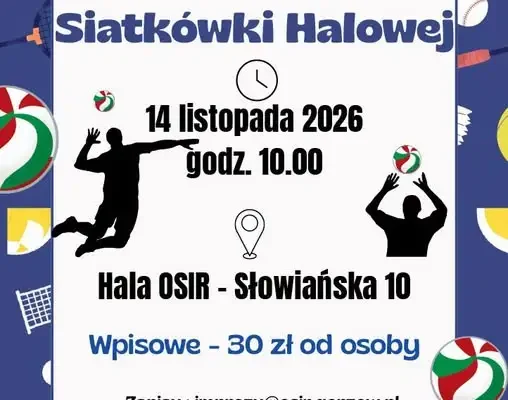 Turniej siatkówki halowej w Gorzowie Wielkopolskim – zapisy już otwarte