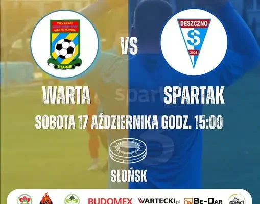 Spartak Deszczno zagra na wyjeździe z Wartą Słońsk w XI kolejce