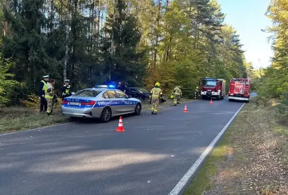 Kolizja w Łośnie – interwencja służb ratunkowych