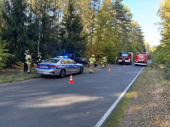 Kolizja w Łośnie – interwencja służb ratunkowych