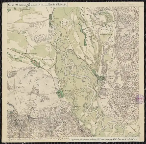 Historia gminy zapisana w starych mapach – od Messtischblatt po Urmesstischblätter